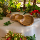 Acacia Wood Ukulele Tray w/ 3 Compartments