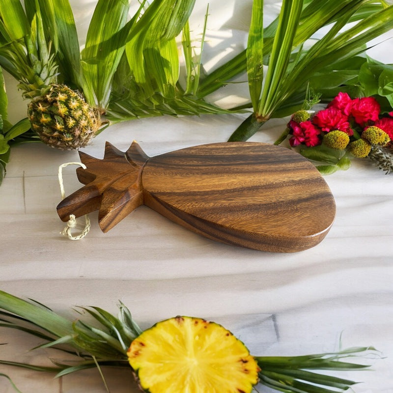 Acacia Wood Pineapple Chop Board