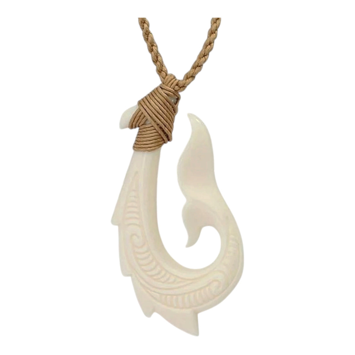 Hawaiian Fish Hook with Whales Tail
