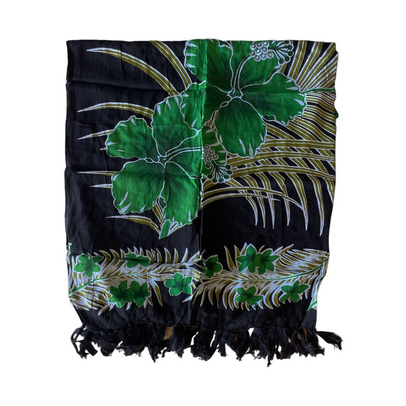 Hawaiian Green Flowers | Pareo