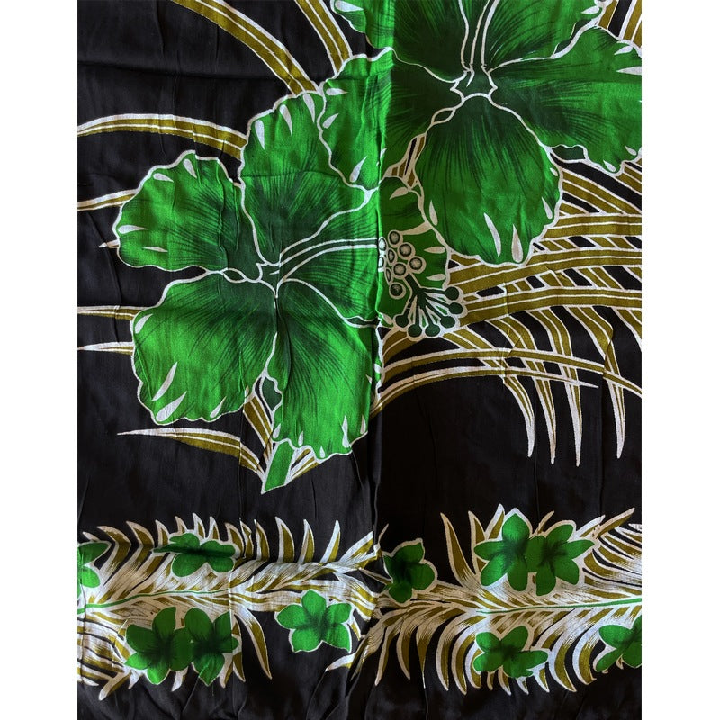 Hawaiian Green Flowers | Pareo