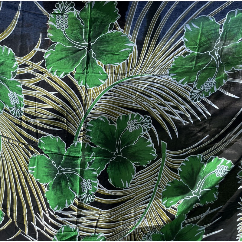 Hawaiian Green Flowers | Pareo