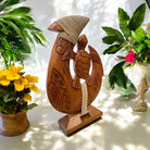Hawaiian Fish Hook w/ Turtle on Stand