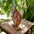 Hawaiian Fish Hook w/ Turtle on Stand