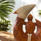 Hawaiian Fish Hook w/ Turtle on Stand
