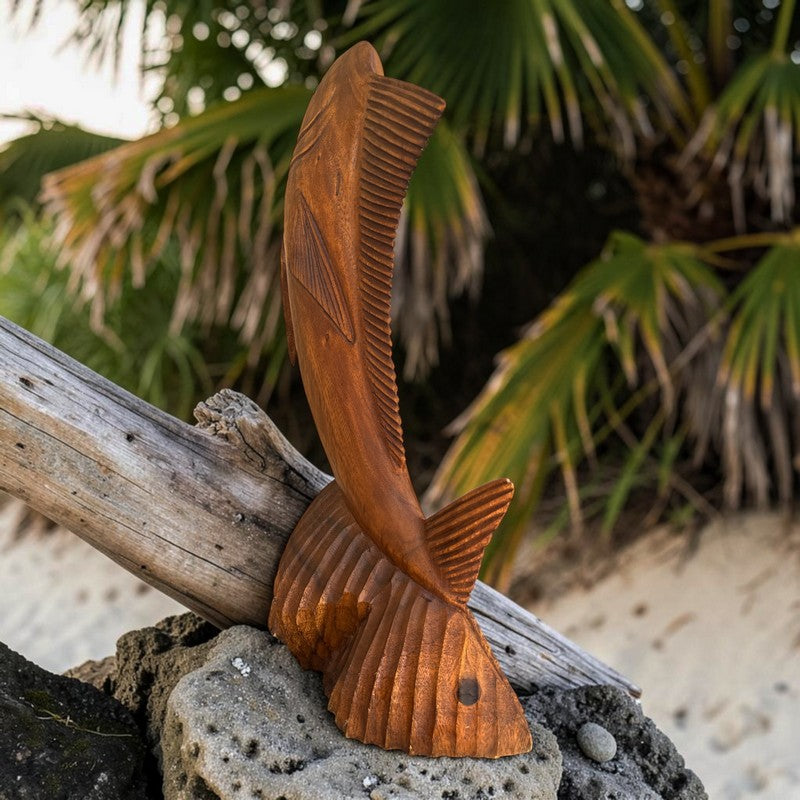 Standing Mahi Mahi | Sea Life Carving 16"