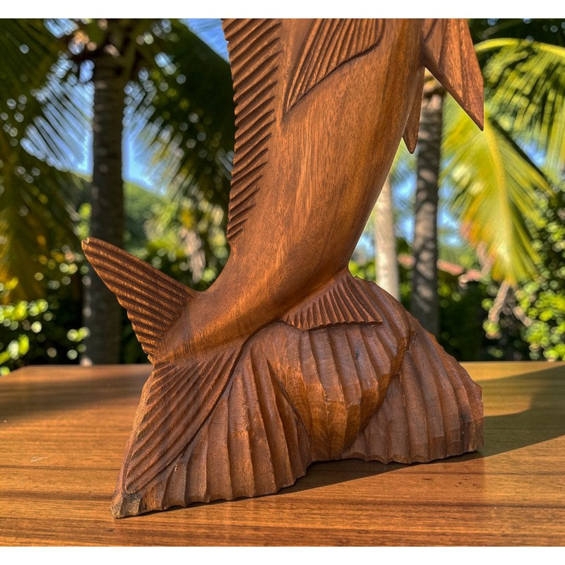 Standing Mahi Mahi | Sea Life Carving 16"