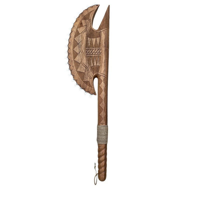 Ali'i Club with Polynesian Engravings | Hawaiian Heritage Replica