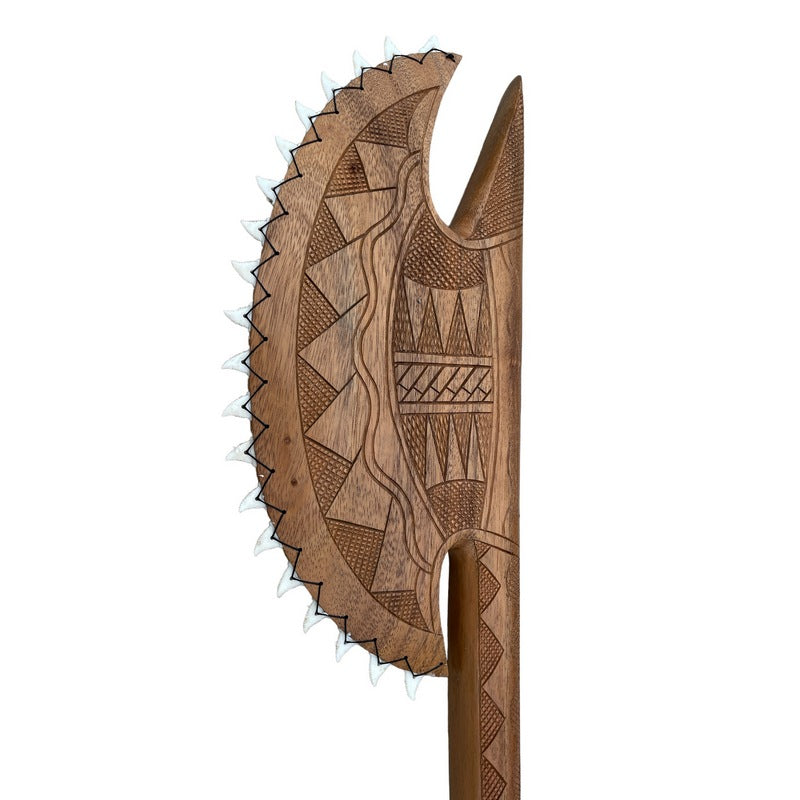 Ali'i Club with Polynesian Engravings | Hawaiian Heritage Replica