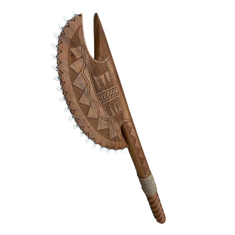 Ali'i Club with Polynesian Engravings | Hawaiian Heritage Replica