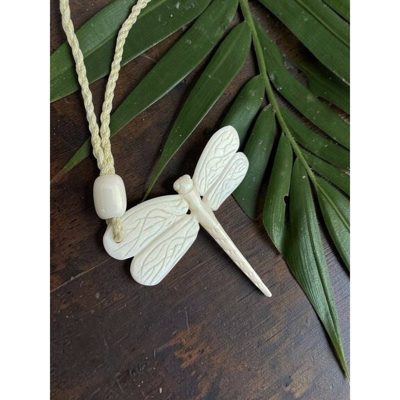 Dragonfly Bone Necklace