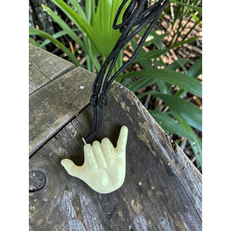 Hawaiian Style Shaka Bone Necklace
