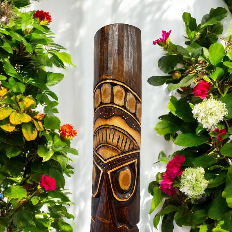 Hau'oli (Happy) | Tiki Mask 40"