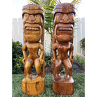 Kanaloa Tiki | Hawaii Museum Replica 32" Mission Oak and Dark Oak