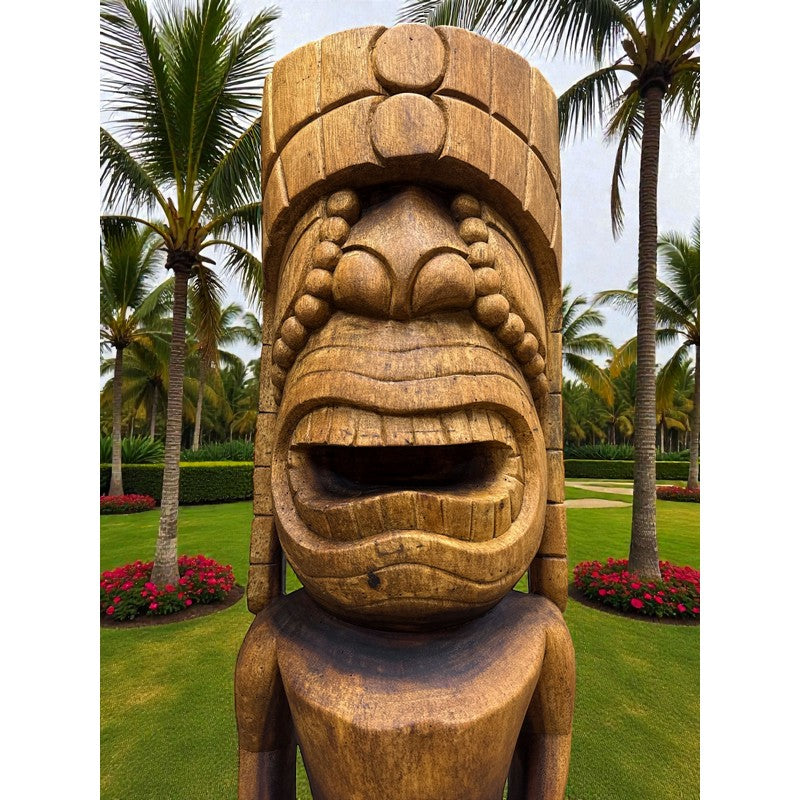 Kuka'ilimoku | Hawaii Museum Tiki 40" (Dark Oak)