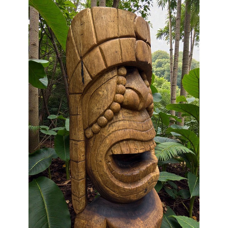 Kuka'ilimoku | Hawaii Museum Tiki 40" (Dark Oak)