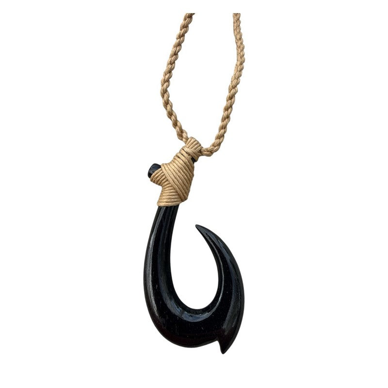 Black Bone Fish Hook | Hawaiian Makau