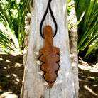 Leiomano Koa Wood Necklace