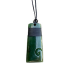 Jade Toki Necklace with Engraving