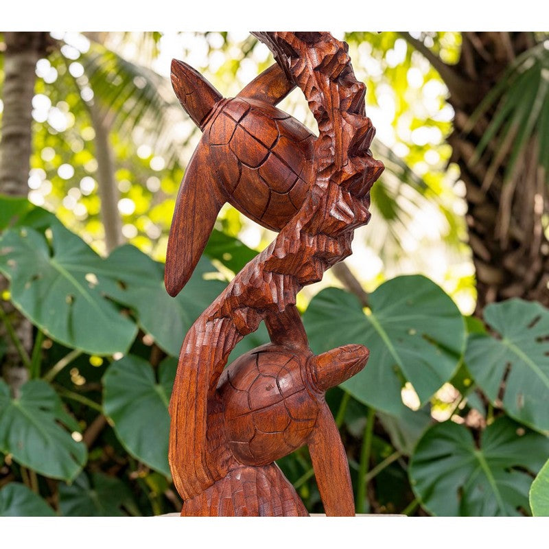 Standing Three Hawaiian Sea Turtle 40 "