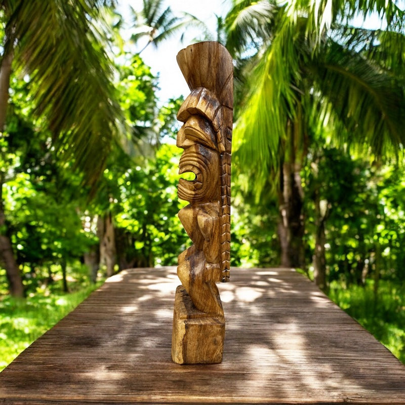 Kanaloa Tiki | Hawaii Museum Replica 32" Natural