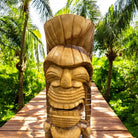 Kanaloa Tiki | Hawaii Museum Replica 32" Natural