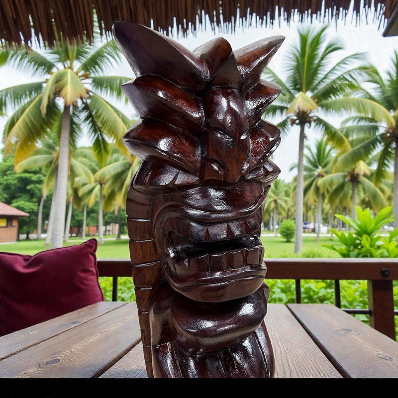 Love Tiki 20" | Hawaiian Museum Replica (Stained)