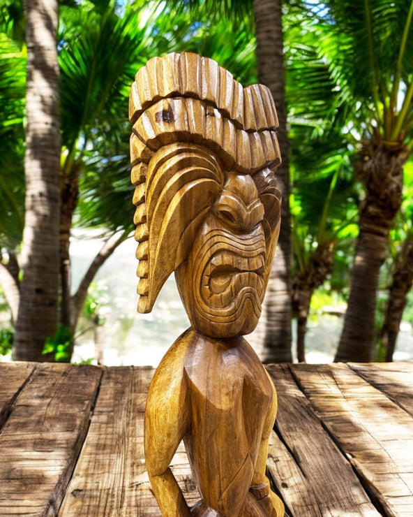 Ku | Traditional Hawaiian Tiki 40"