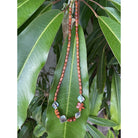 Koa Plumeria with Abalone Shell Necklace