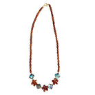 Koa Plumeria with Abalone Shell Necklace