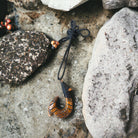 Hawaiian Koa Makau with Engravings | Large Fish Hook