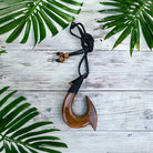 Hawaiian Koa Makau | Large Fish Hook