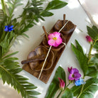 Acacia Wood Hibiscus Condiment Set