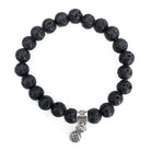 8mm Pineapple Lava Rock Bracelet - Makana Hut