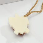Koa Wood and Bone Honu Necklace