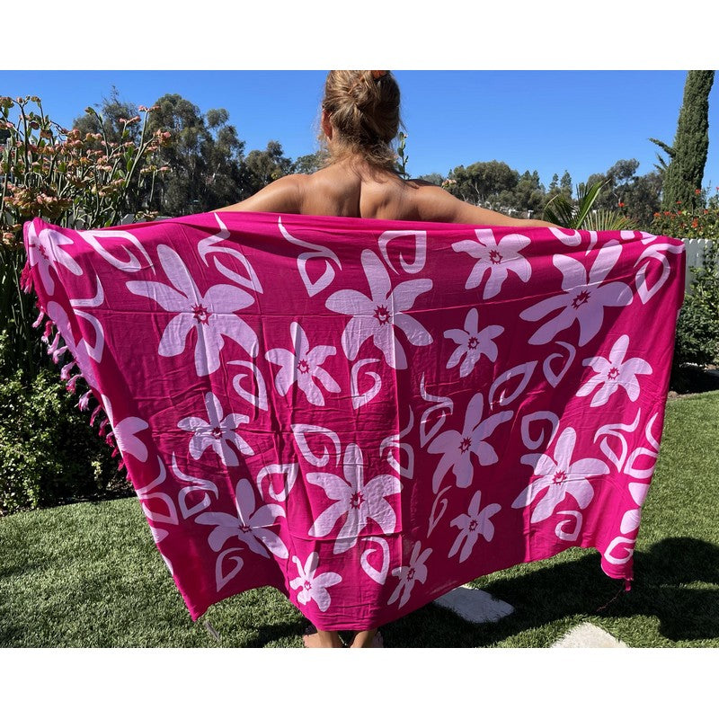 Polynesian Print | Pareo pink
