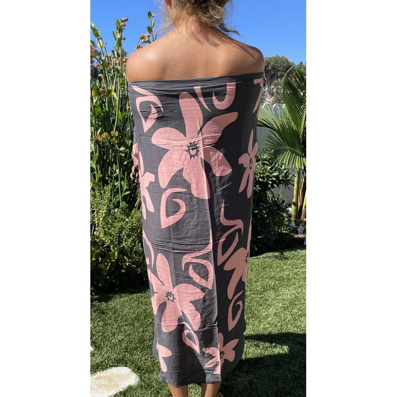 Polynesian Print | Pareo salmon