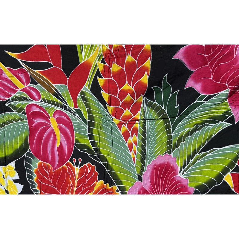 Hawaiian Flowers | Hand Painted Pareo