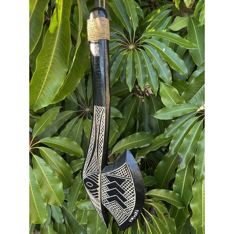 Hawaiian Axe Club Black | Polynesian Replica