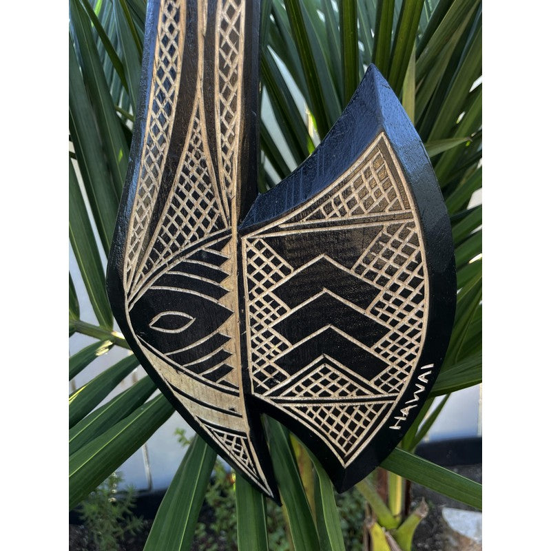 Hawaiian Axe Club Black | Polynesian Replica