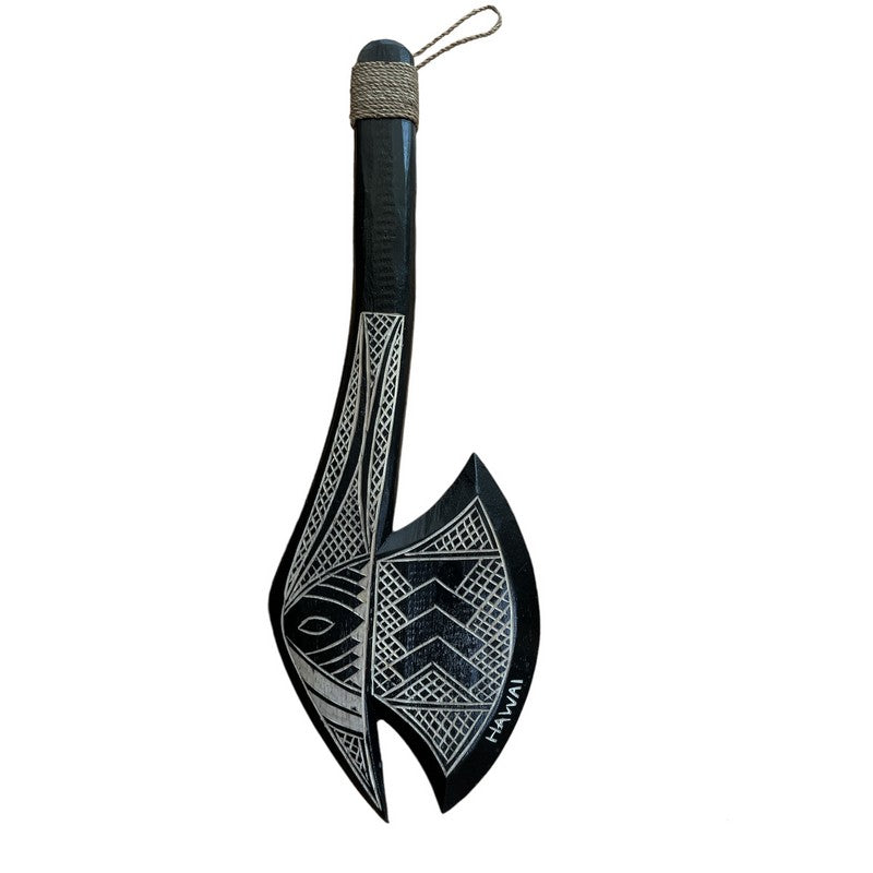 Hawaiian Axe Club Black | Polynesian Replica