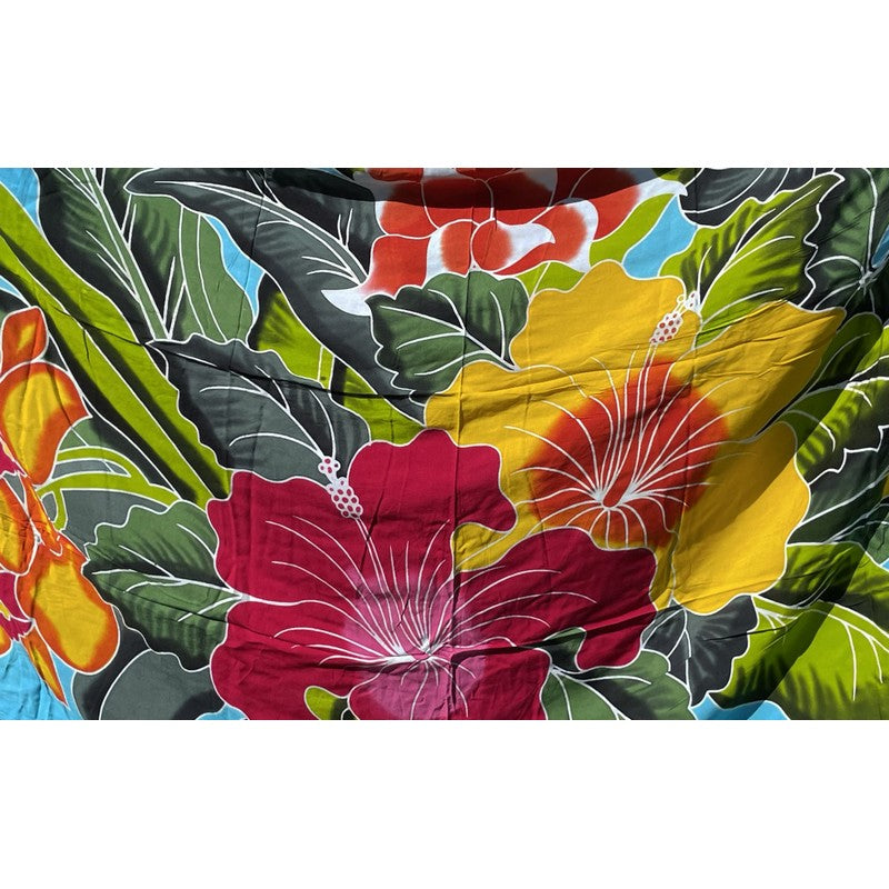 Hawaiian Flowers | Hand Painted Pareo