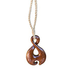 Koa Wood Twist Necklace