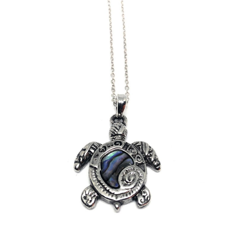 Honu with Paua Shell | Tropical Necklace - Makana Hut