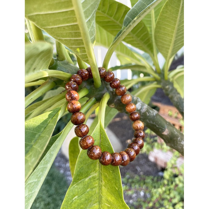 Koa Wood Bead Bracelet 8mm