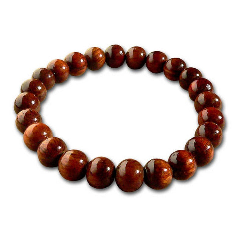 Koa Wood Bead Bracelet 8mm - Makana Hut