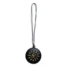 Om Circle Wooden Necklace