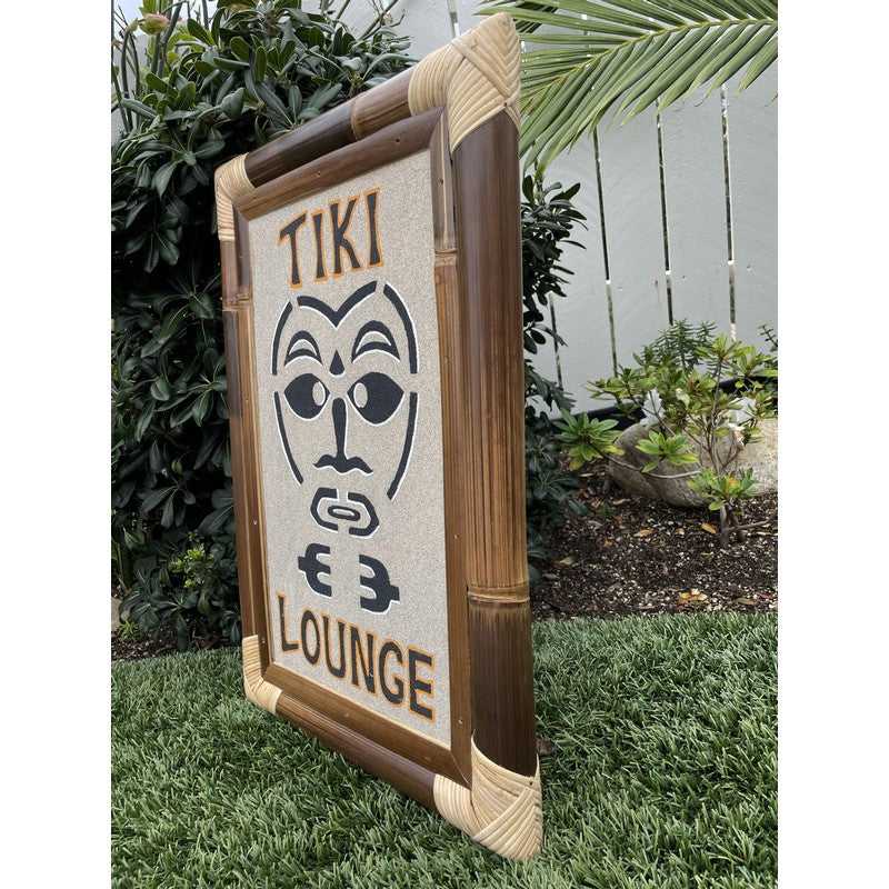 Tiki Lounge | Bamboo Sign 24"