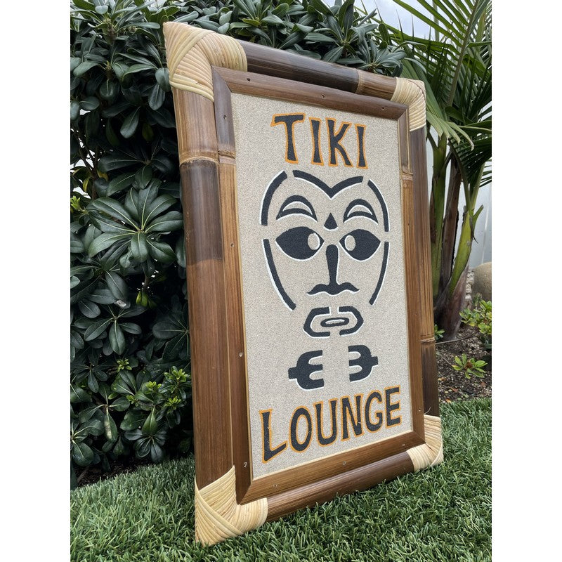 Tiki Lounge | Bamboo Sign 24"