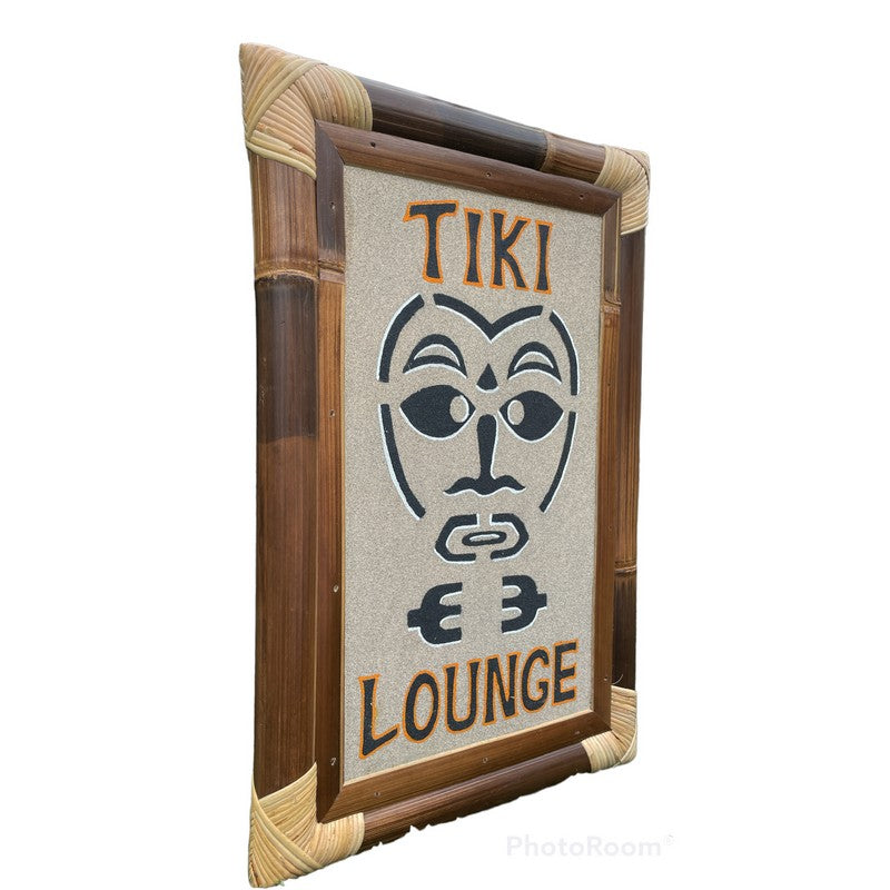 Tiki Lounge | Bamboo Sign 24"